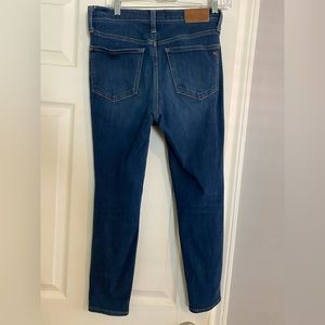 Madewell 10 inch high rise skinny Jean size 26 dark wash